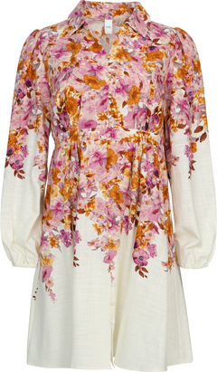 Yascleo Ls Dress - Birch Cleo Print