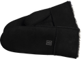 Mina Shearling Mittens - Black