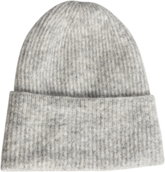 Lilly Wool Beanie - Grey Melange