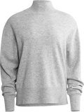 Nina Wool Knit Sweater - Grey Melange