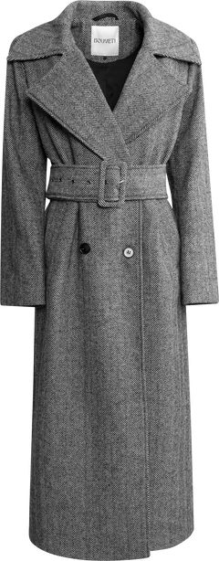 Leah Wool Coat - Black