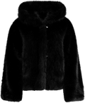 Astrid Faux Fur Jacket - Black