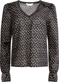 Dune Blouse - Taupe Flower Print