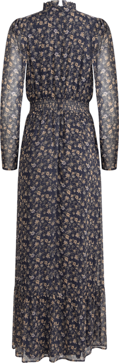 Nora Dress - Navy Dahlia Print