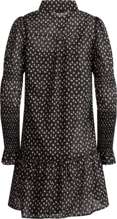 Lara Dress - Taupe Flower Print
