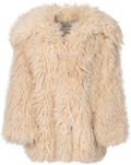 Carla Faux Fur Jacket - Champagne