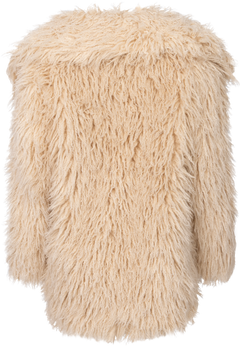 Carla Faux Fur Jacket - Champagne