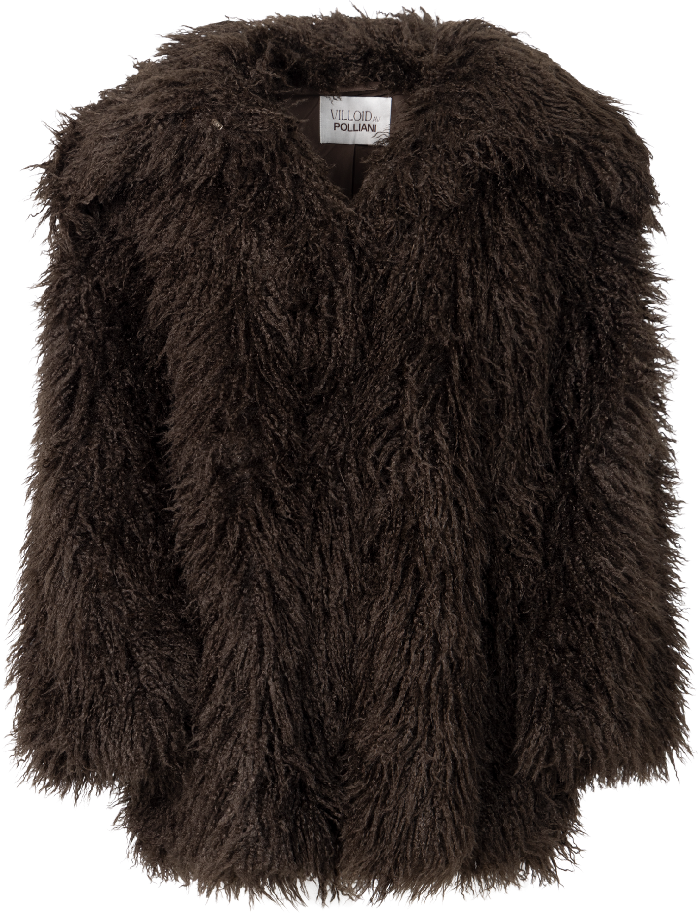 Carla Faux Fur Jacket - Chocolate Brown