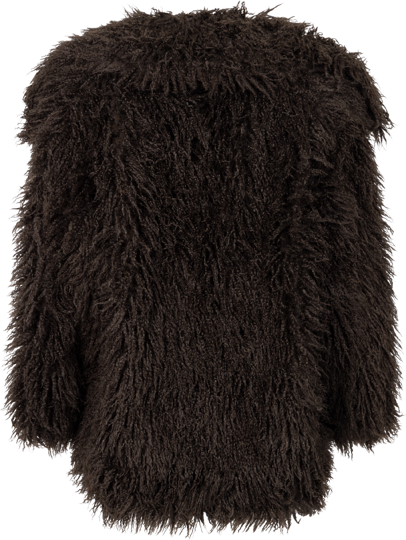 Carla Faux Fur Jacket - Chocolate Brown