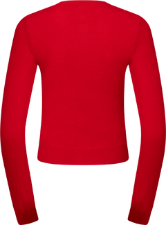 Jenny Knit Wool Cardigan - Red