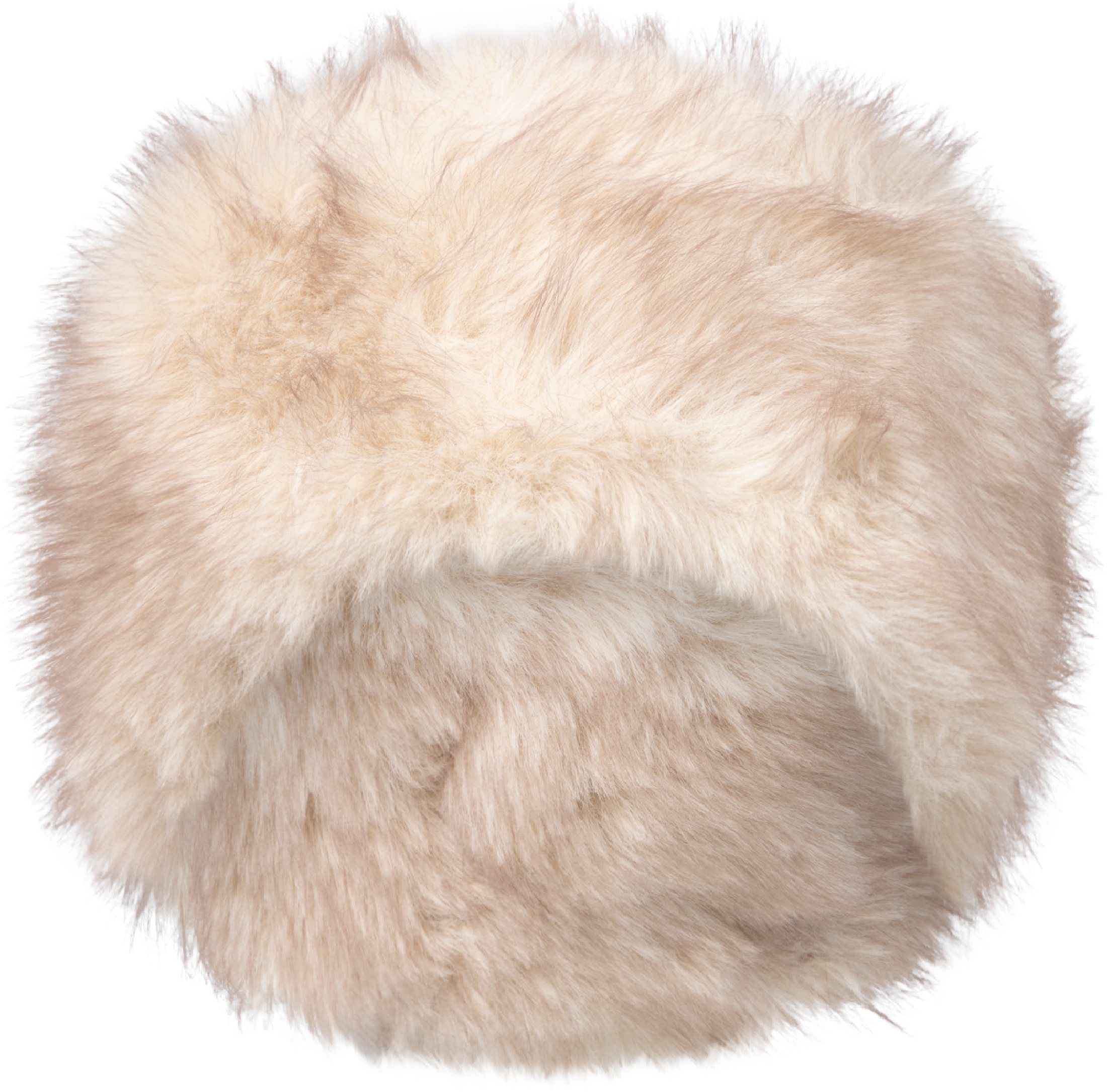 Astrid Faux Fur Hat - Creme