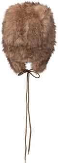 Frank Fake Fur Grandpa Hat - Brown
