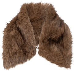 Frank Faux Fur Collar - Brown