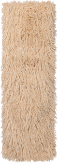 Lynn Faux Fur Maxi Shawl - Champagne