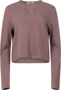 Street Stripe Long Sleeve - Burgundy Stripe
