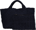 St Barths Medium Tote Double Weave - Indigo