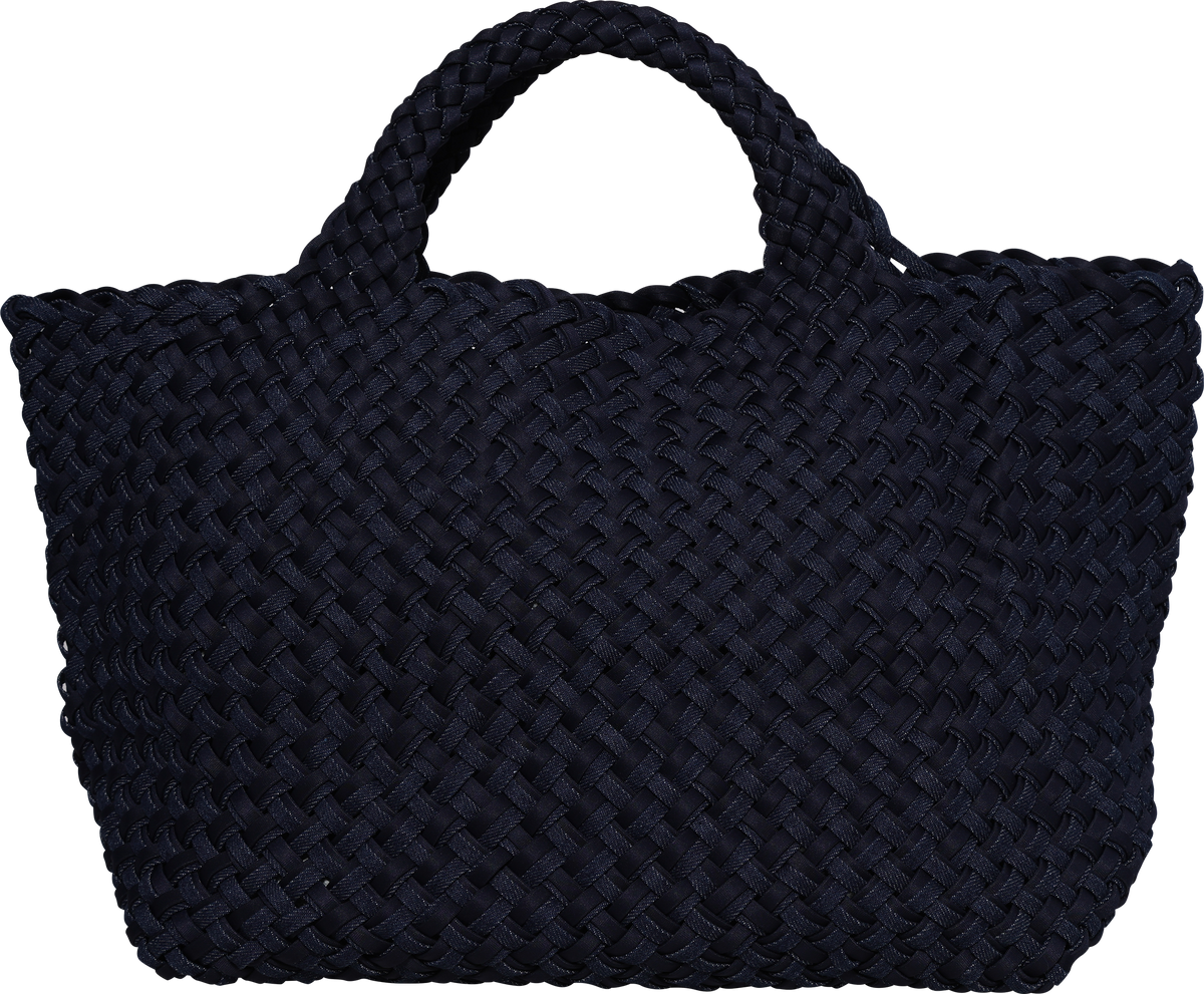 St Barths Medium Tote Double Weave - Indigo