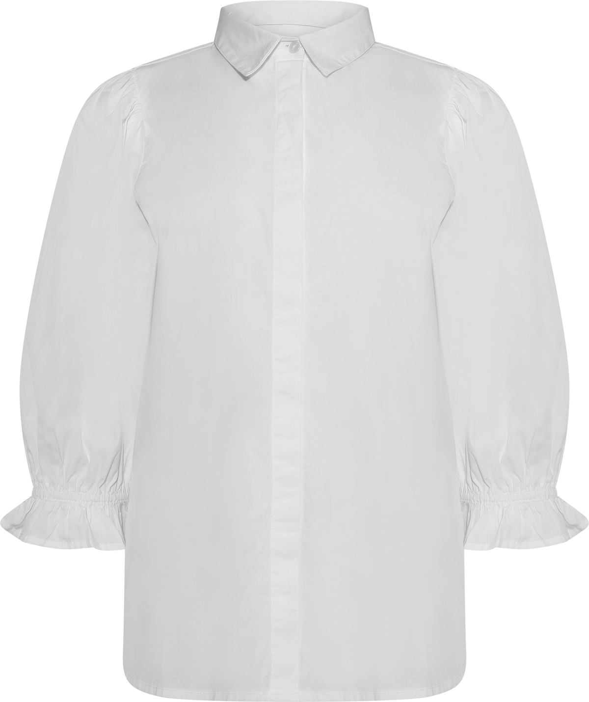 Amy Blouse - Sugar White Poplin