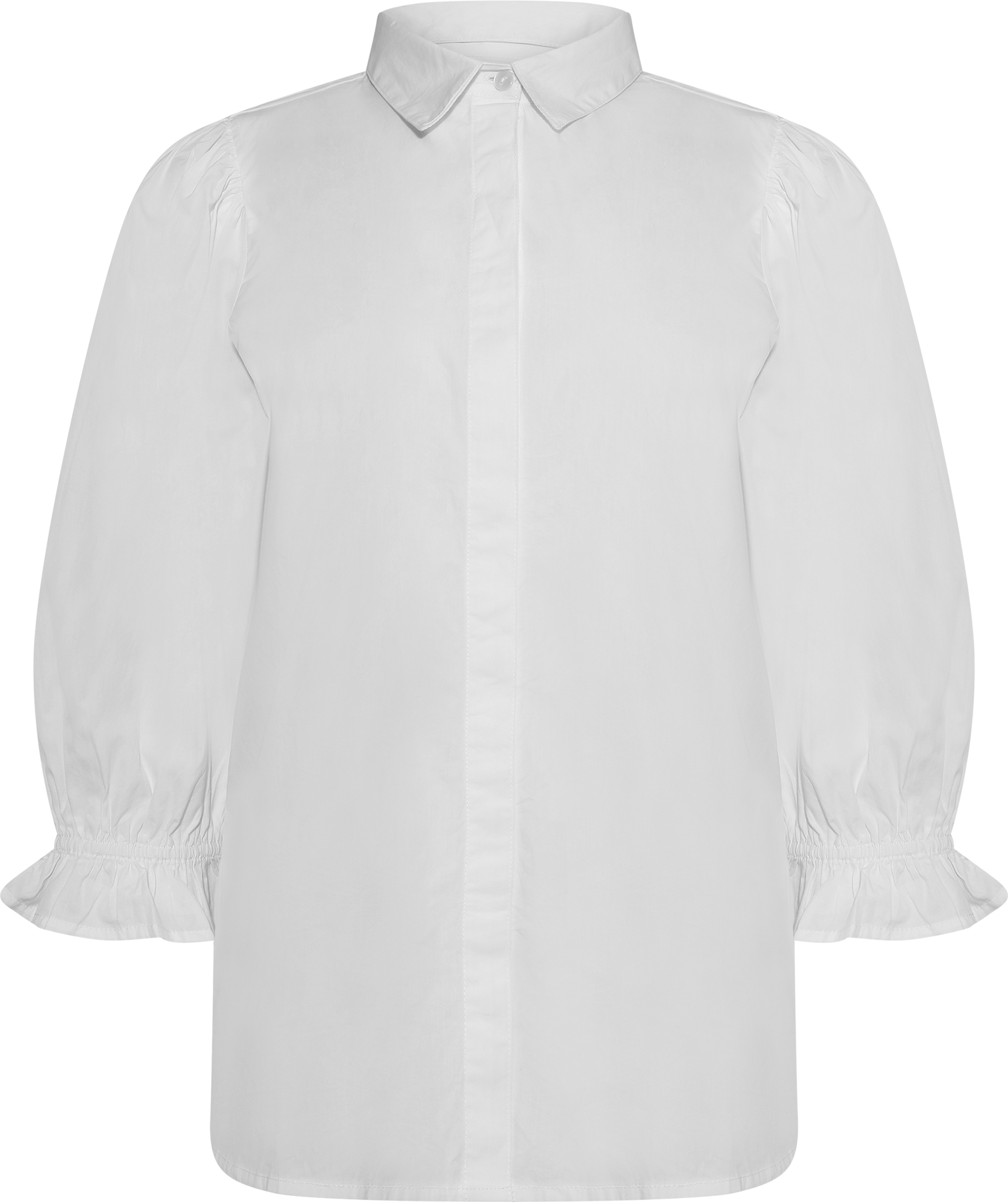 Amy Blouse - Sugar White Poplin