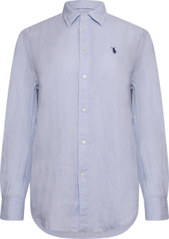 Classic Fit Linen Shirt - Oxford Blue