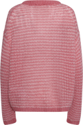Boxy Mohair V-Neck - Pink Mix