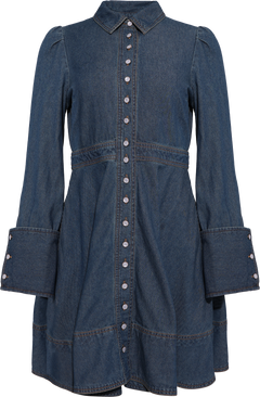 Denim Mini Dress - French Blue