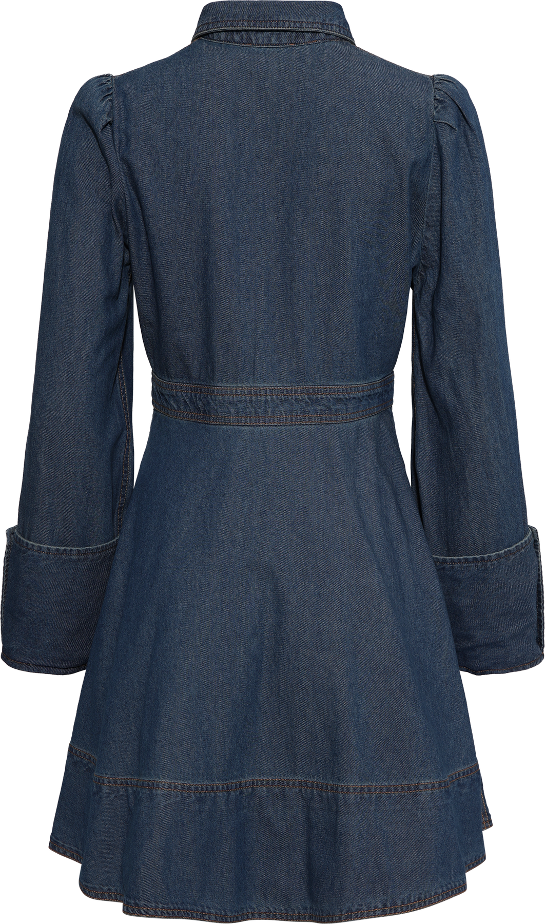 Denim Mini Dress - French Blue