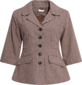 Stineic Ss Blazer - Brown Checks