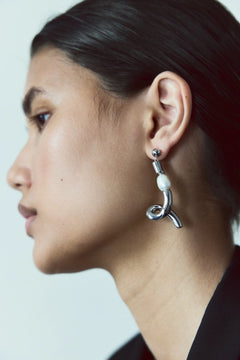 Belle Earrings - Silver