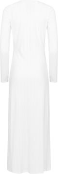 Perle Pointelle Cardigan Dress - White