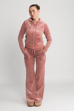 Layla Low Rise Flare Pocketed - Withered Rose