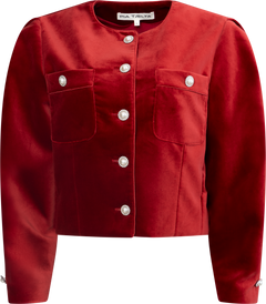 Louvre Velvet - Red