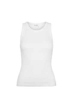 Pia Rib Singlet - Off-White