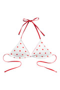 Polka Dot Galathea Reversable Top - White/Red