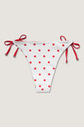 Polka Dot Iliana Reversable Bottom - White/Red