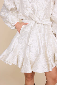 Poppy Metallic - White