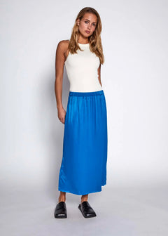 Portia Skirt - Strong Blue