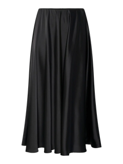 Yaspella Hw Volume Ankle Skirt - Black