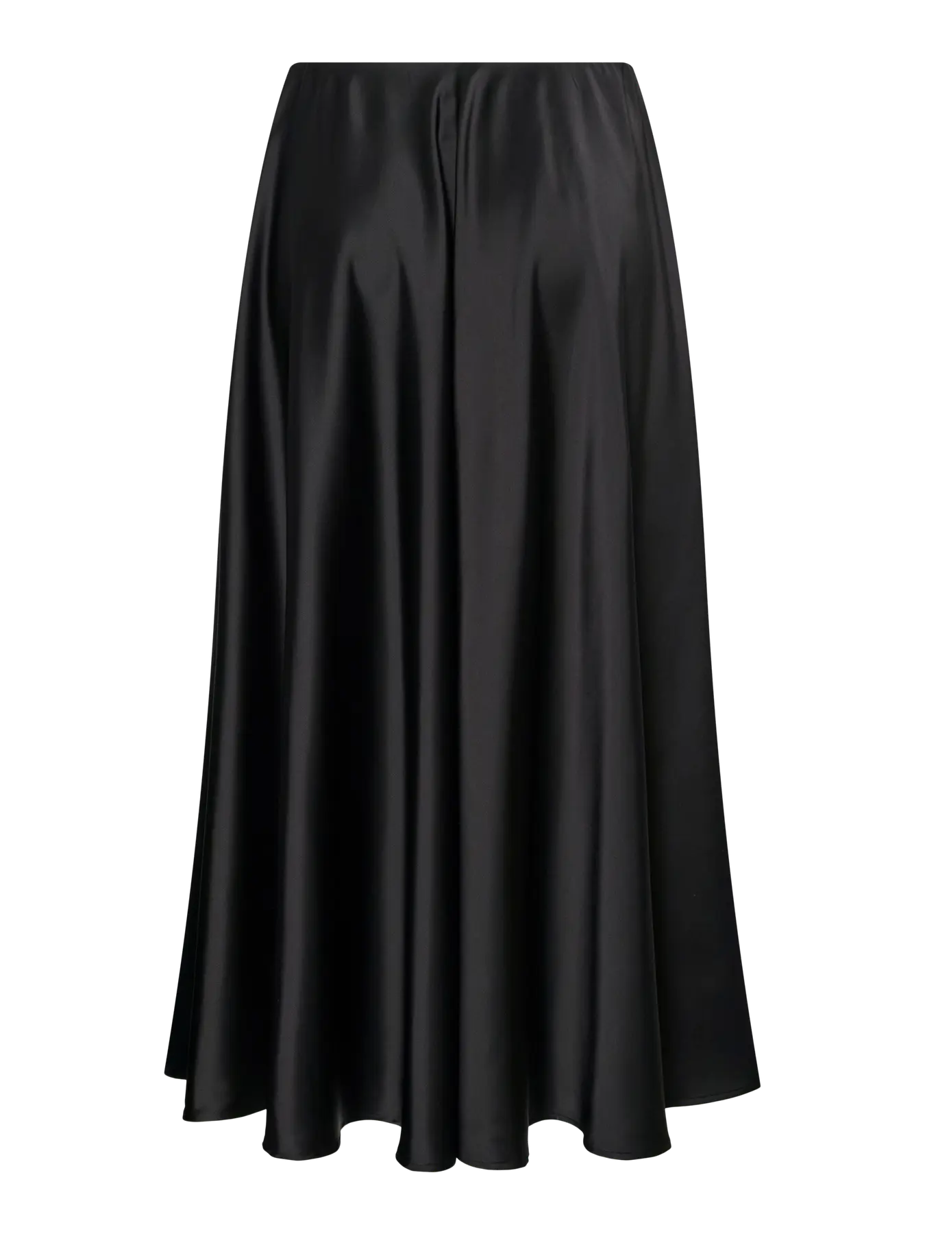 Yaspella Hw Volume Ankle Skirt - Black