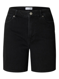 Sveja-Krista Hw Denim Shorts - Black Denim