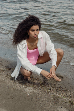 Square Neck Swim - Bubblegum
