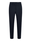 Rita-Ria Mw Crop Pant - Dark Sapphire Melange