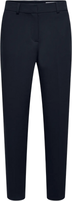 Rita-Ria Mw Crop Pant - Dark Sapphire Melange