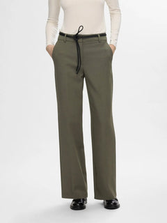 Rita Mw Wide Pant - Deep Depths Melange