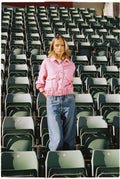 Tone Tweed Jacket - Light Pink