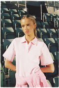 Esther Polo Knit Top - Pink