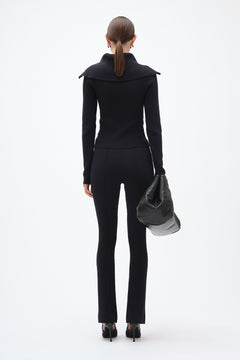 Zipped Collar Knit - Vulcan