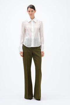 Fitted Shirt - Cloud Dancer Comb.