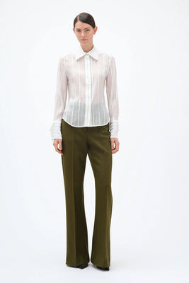 Fitted Shirt - Cloud Dancer Comb.