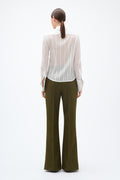 Fitted Shirt - Cloud Dancer Comb.
